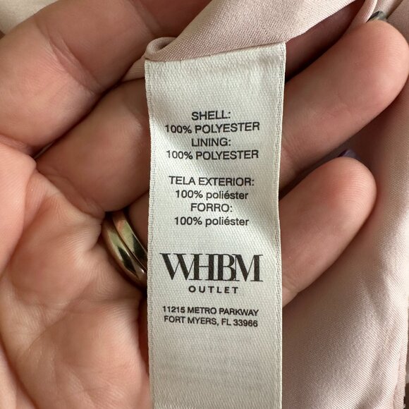 NWT White House Black Market Crepe Midi Wrap Skirt Swirl Sepia Rose #WHBM34 - Picture 4 of 8